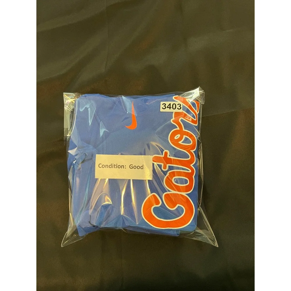 Nike Florida Gators Hoodie Mens XL Blue Orange Pullover Sweatshirt NCAA Fan Gear